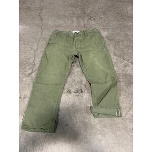 3Sixteen CH-55x Mens 12oz Selvedge Chino Pants Olive Green Size 33